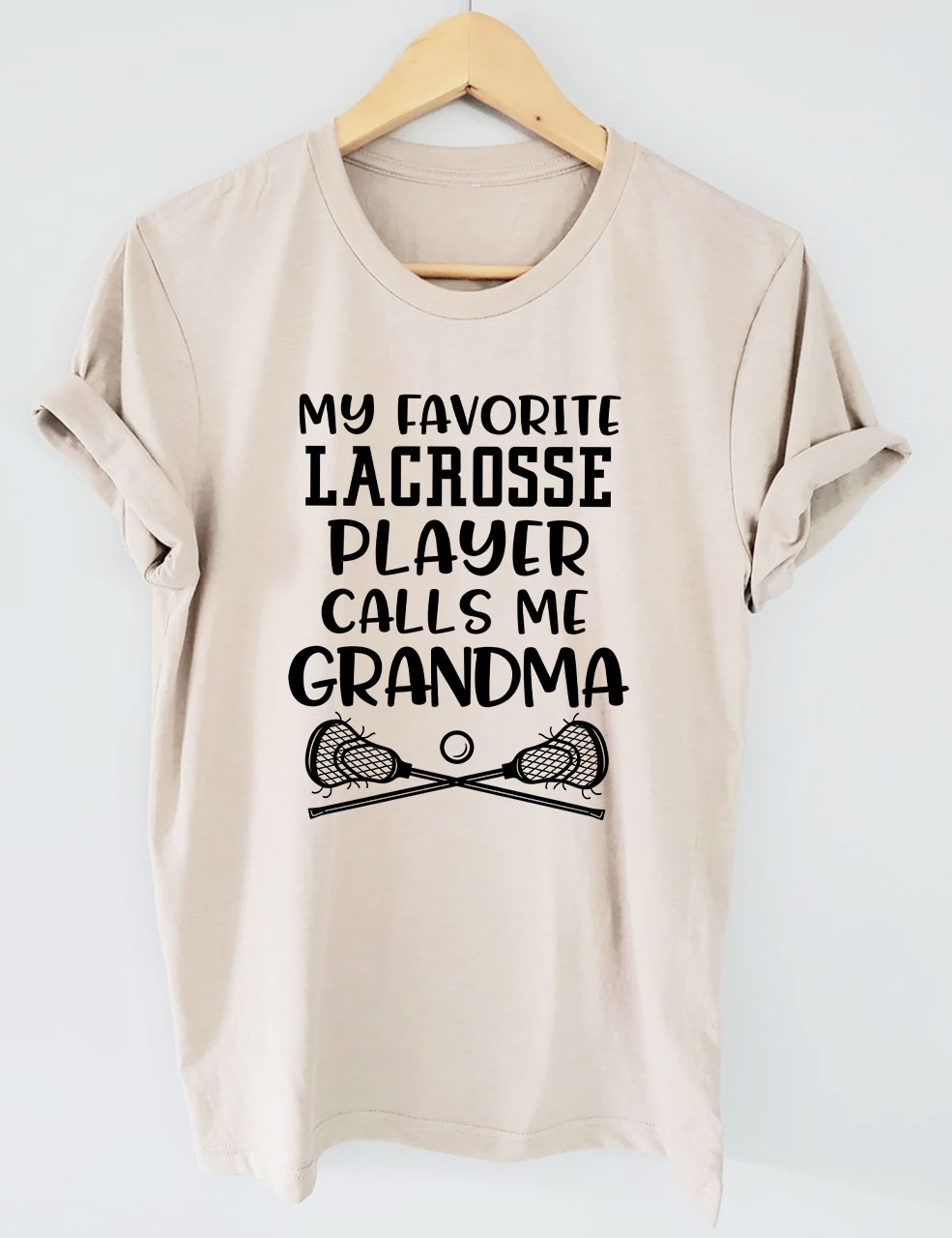 My Favorite Lacrosse Player Calls Me Grandma Grandsons T-shirt