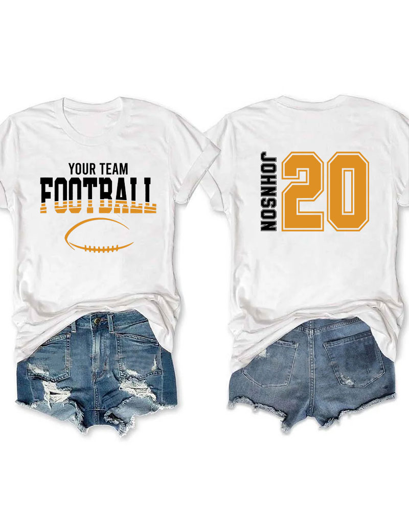 Custom Football T-shirt