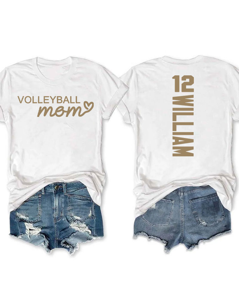Volleyball Mom CustomT-shirt