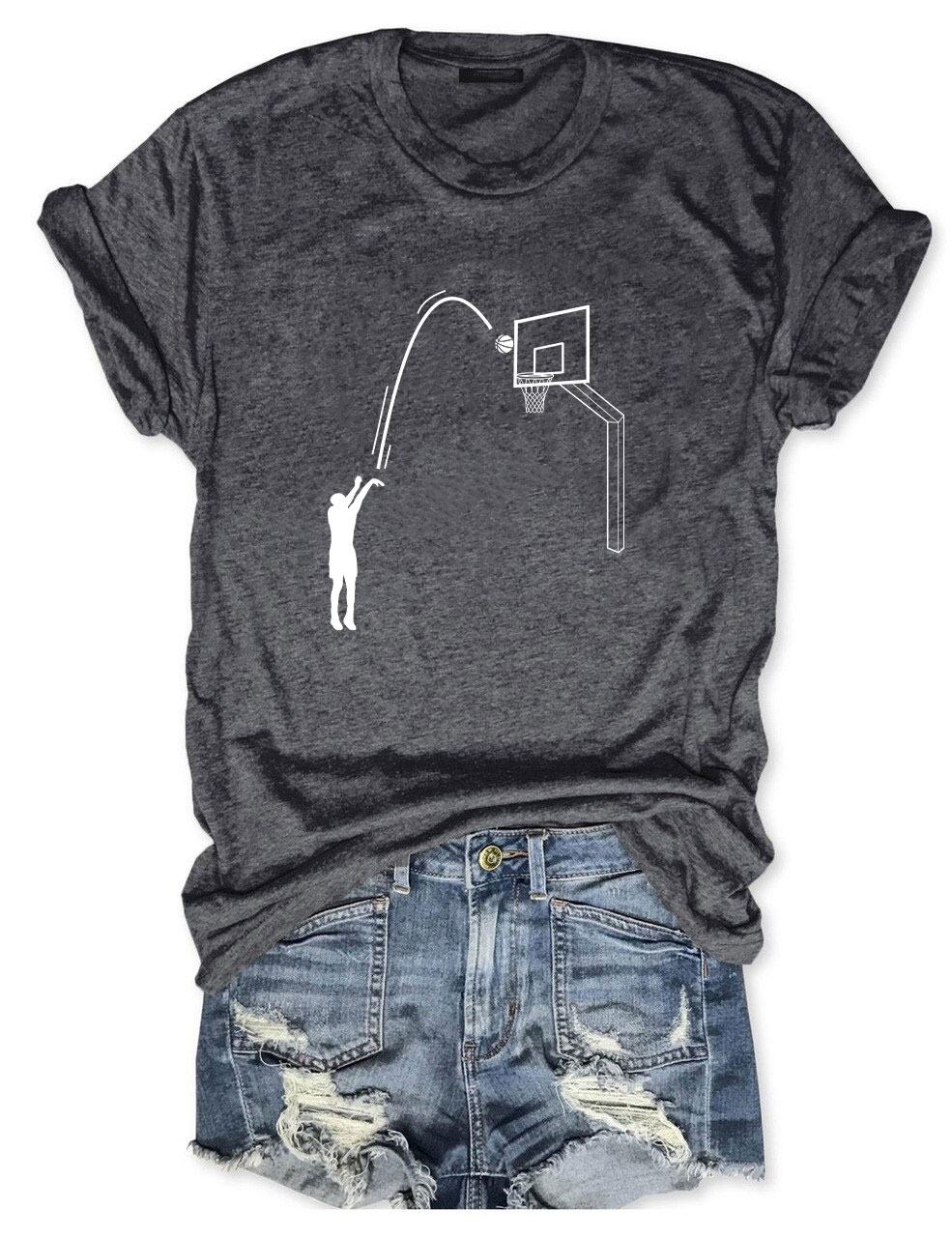 Basketball Jump Shot T-Shirt