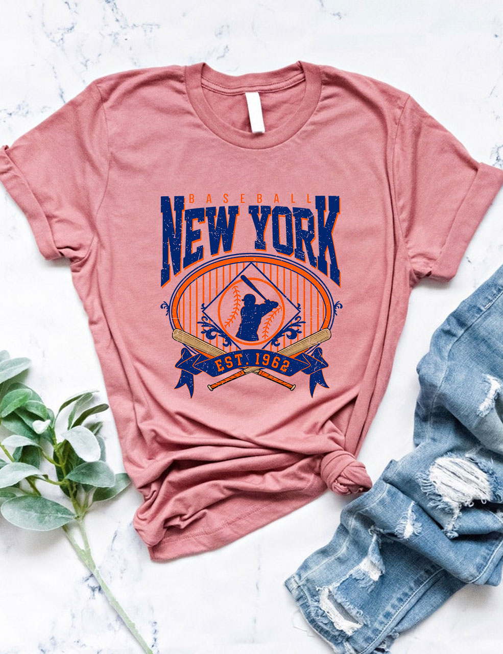 New York Baseball Vintage 1962 T-Shirt