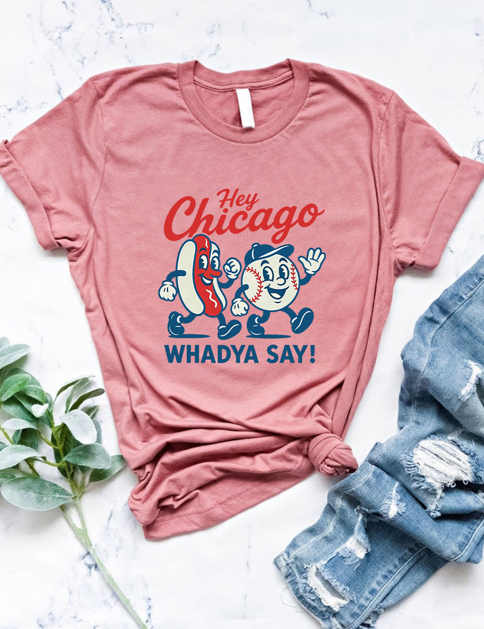 Hey Chicago Funny Baseball T-Shirt