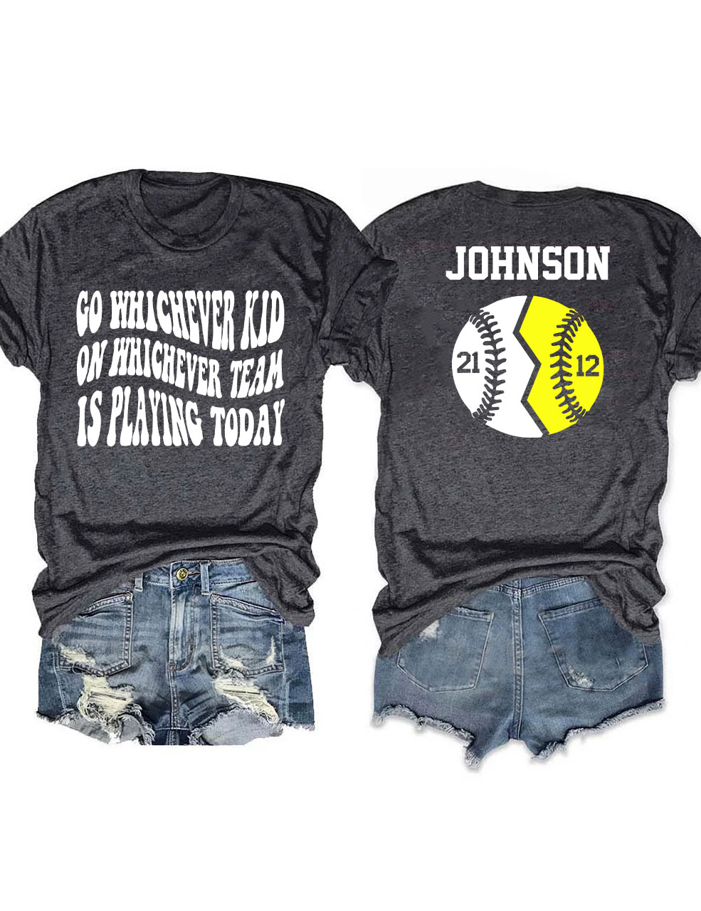 Custom Baseball And Softball T-Shirt