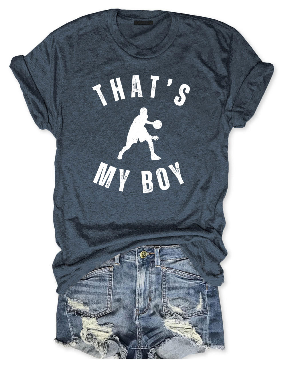 Custom That's My Boy Basketball Mom T-shirt