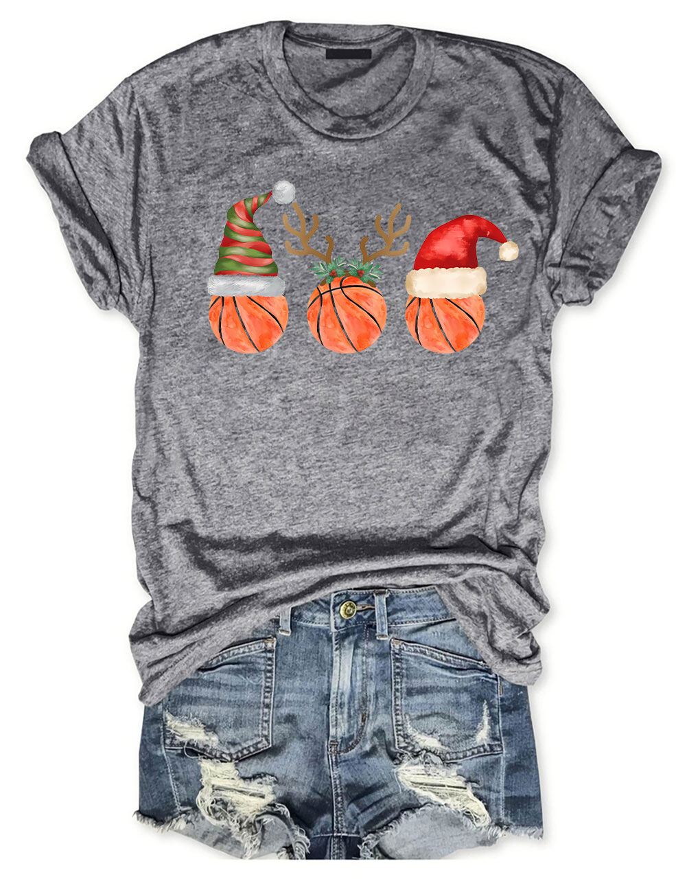 Christmas Basketball T-shirt