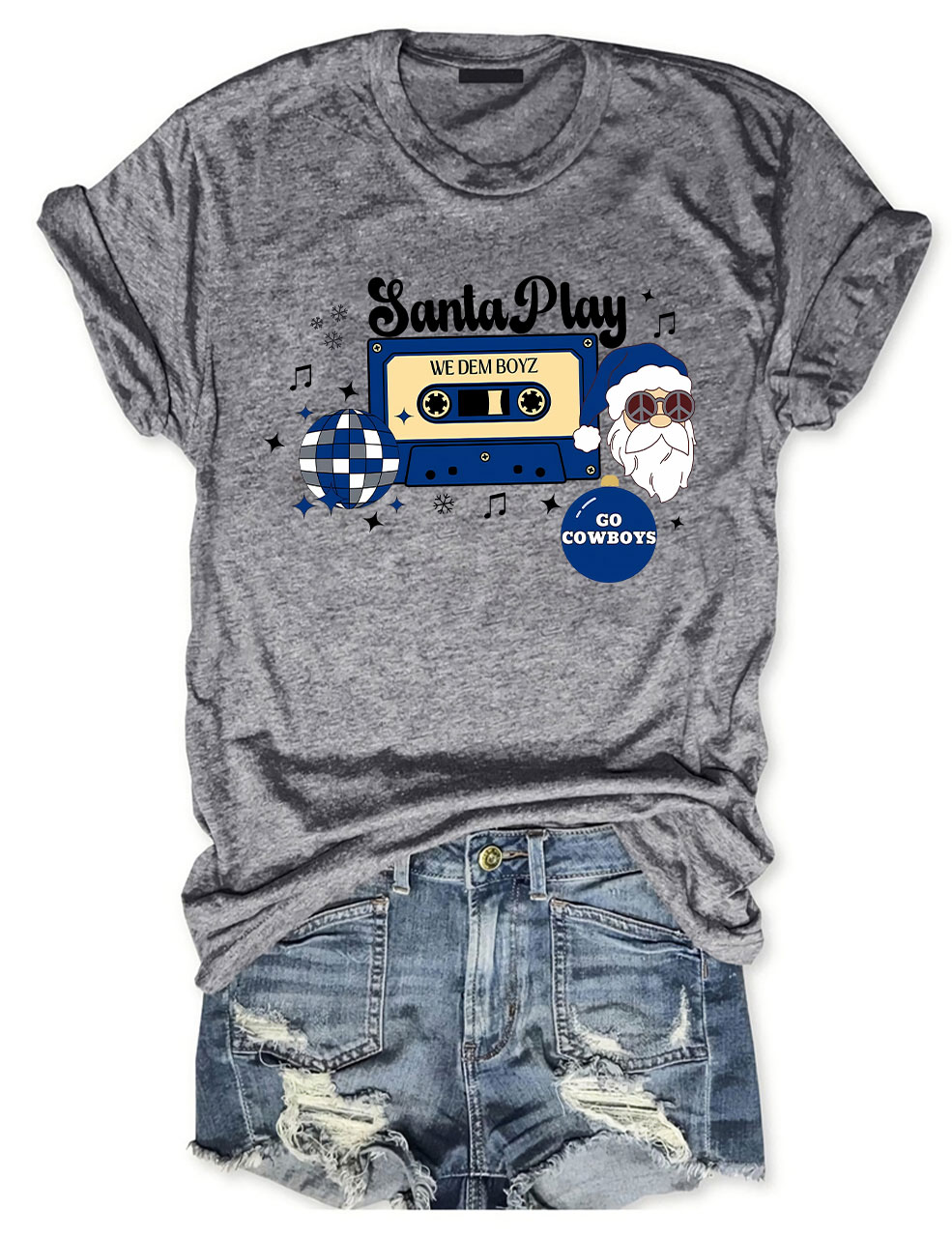 Dallas Cowboys Christmas Football T-Shirt