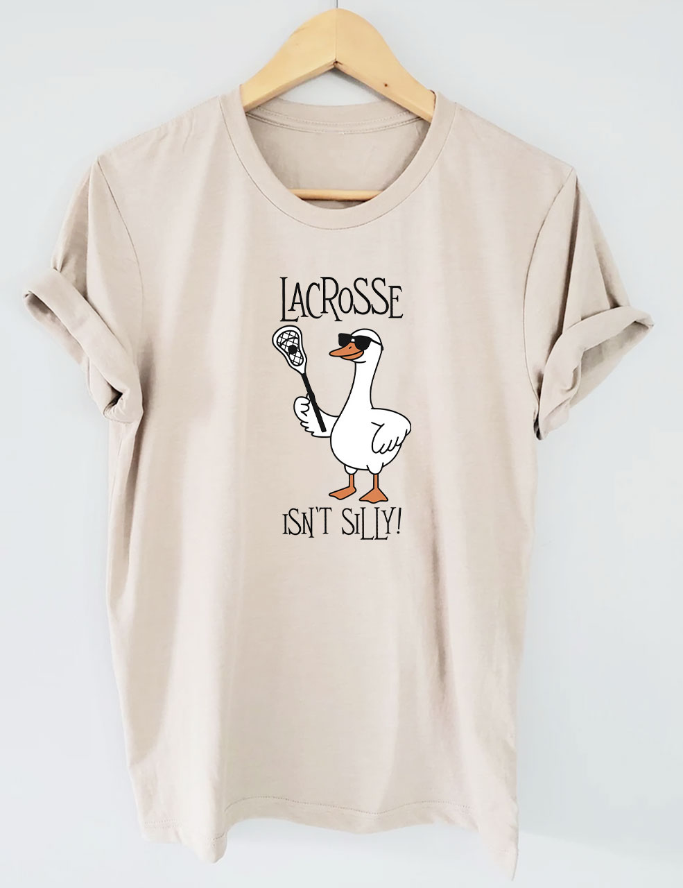 Isn't Silly Cute Lacrosse Funny T-shirt