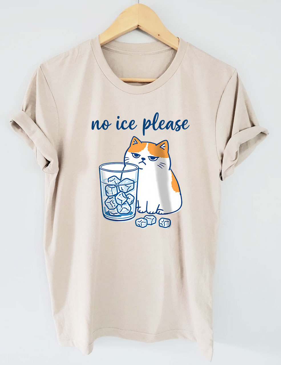 No ICE Please Cat Funny T-Shirt