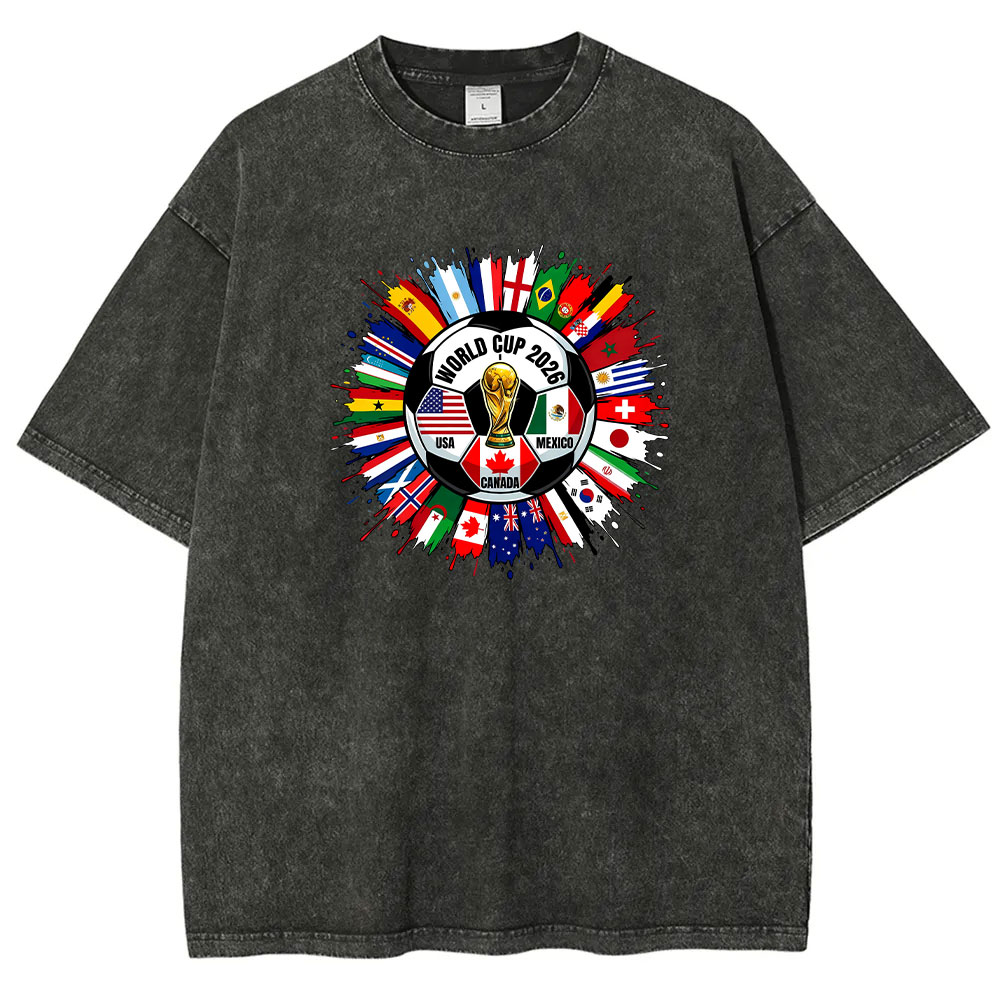 World Cup 2026 USA Canada Mexico T-shirt