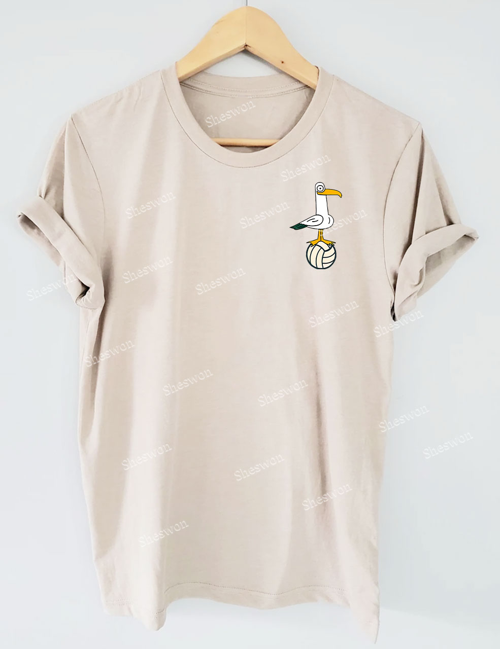 Mine Mine Mine Seagull Funny Volleyball T-shirt