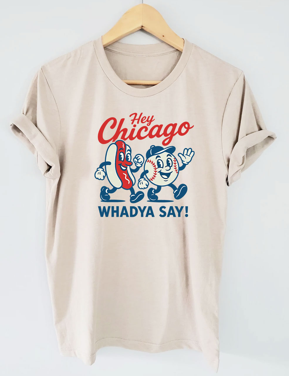 Hey Chicago Funny Baseball T-Shirt