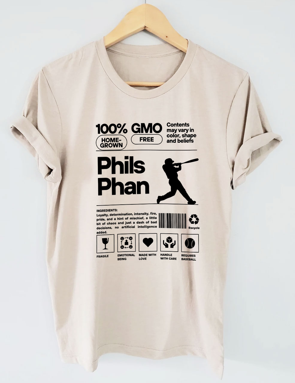 Phillies Phan Baseball T-Shirt
