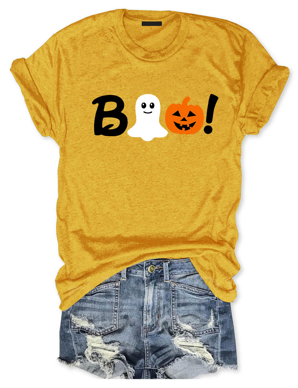Boo Halloween Ghost Basketball T-shirt