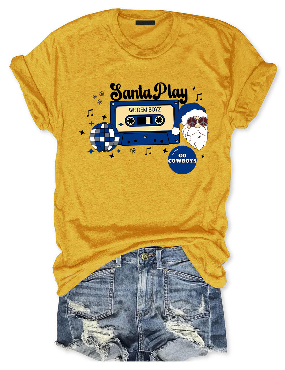 Dallas Cowboys Christmas Football T-Shirt