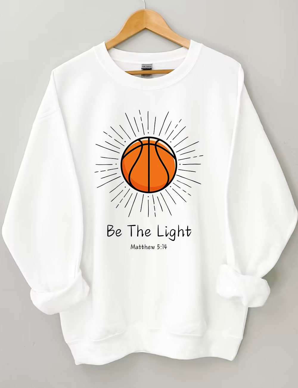 Be The Light Basketball Sweatshirt