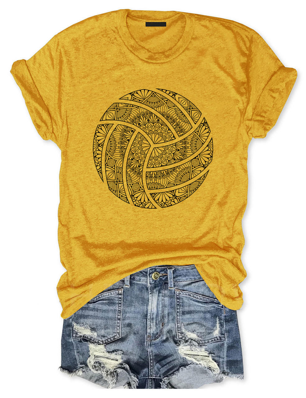 Volleyball Mandala T-shirt