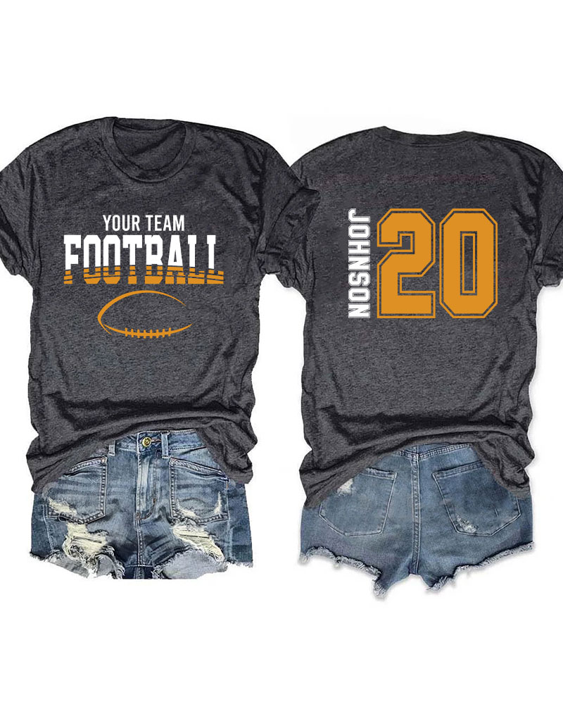 Custom Football T-shirt