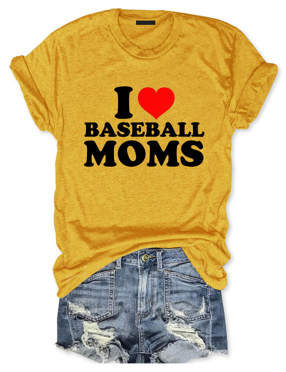 I Love Baseball Moms T-shirt