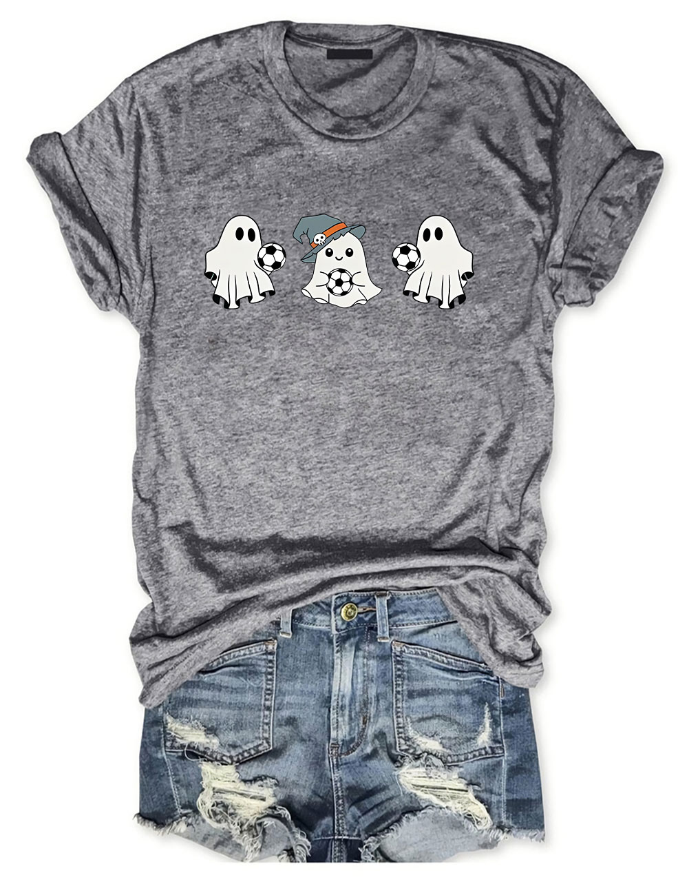Soccer Ghost Funny T-Shirt