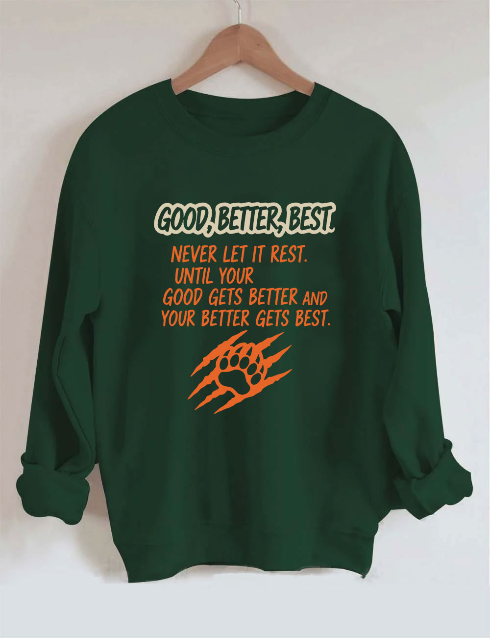 Chicago Football Good Better Best Funny Sweatshirt