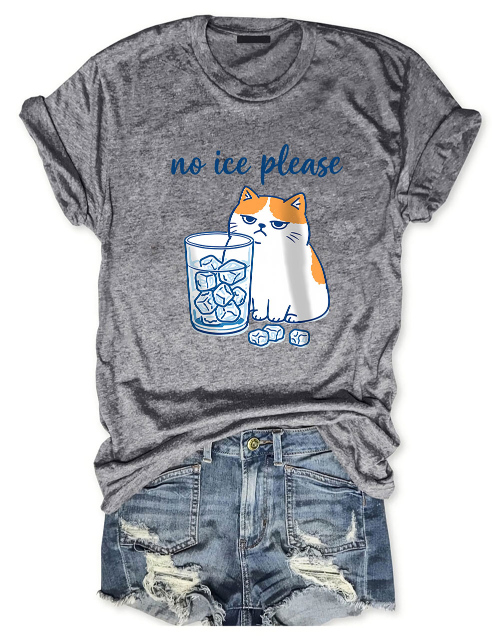 No ICE Please Cat Funny T-Shirt