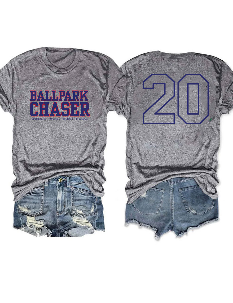 Custom Vibrant Wander Ballpark Baseball T-Shirt