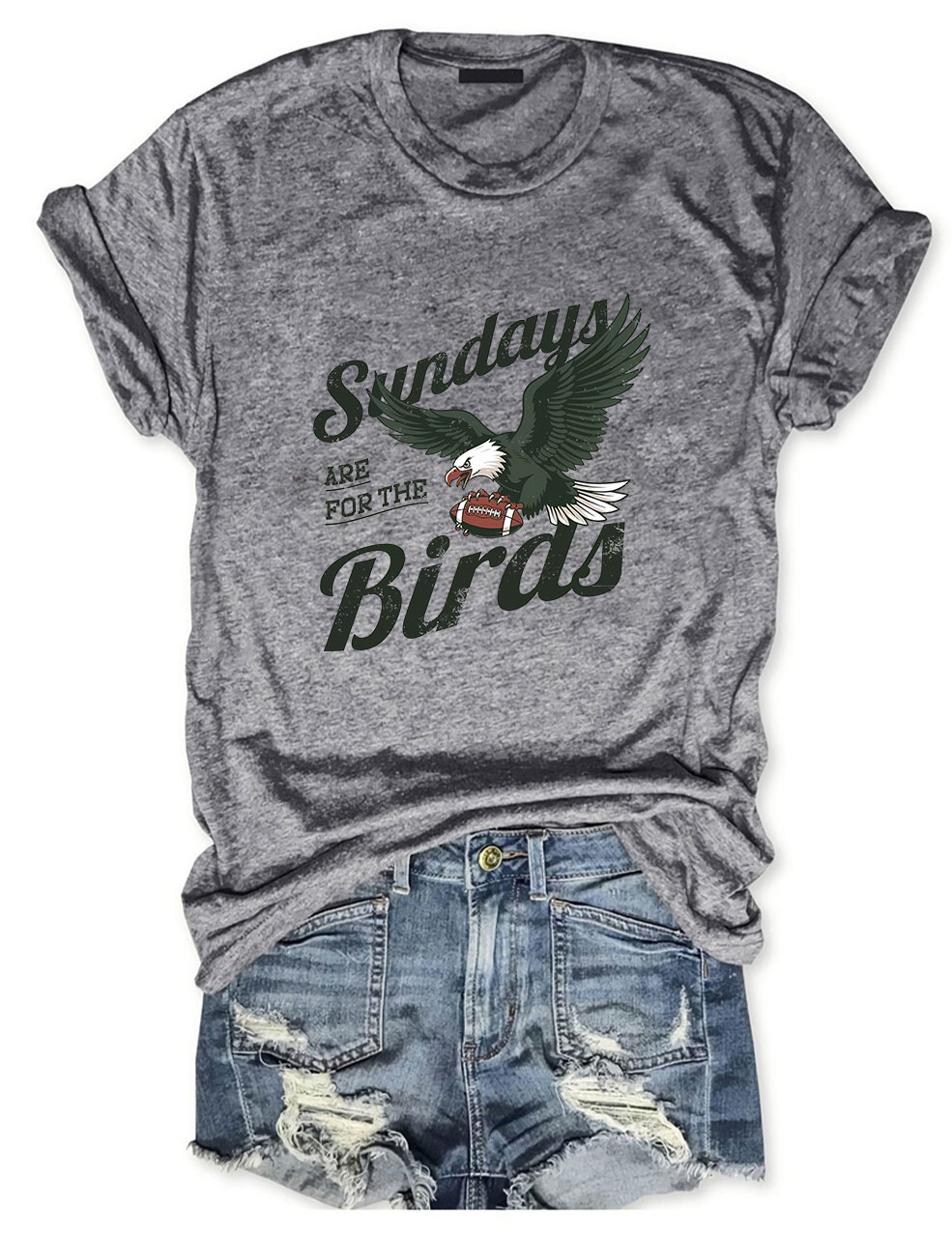 Sundays Are For The Birds Eagles Football T-Shirt