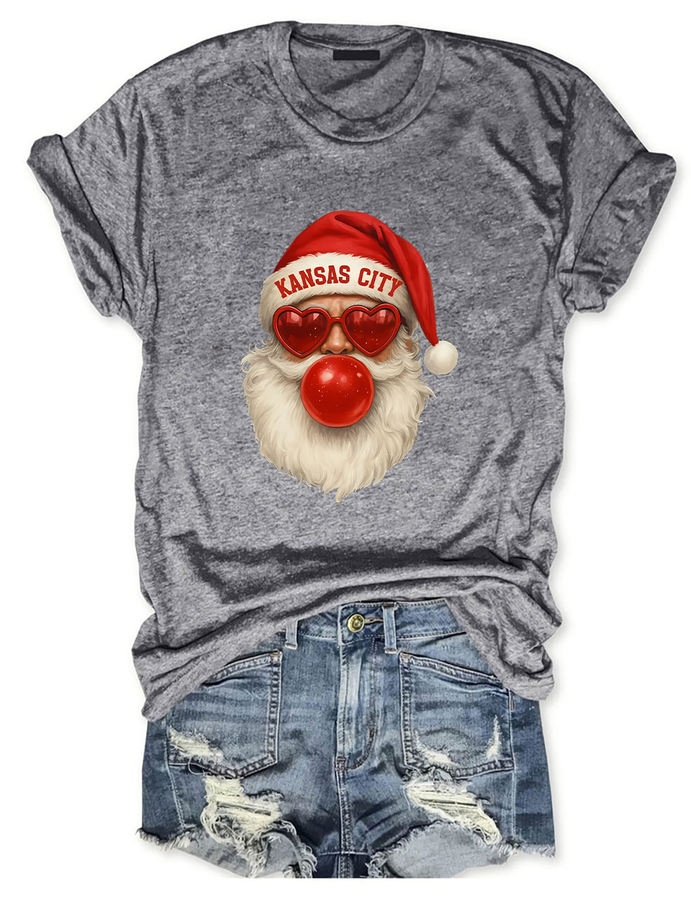Kansas City Football Christmas T-Shirt