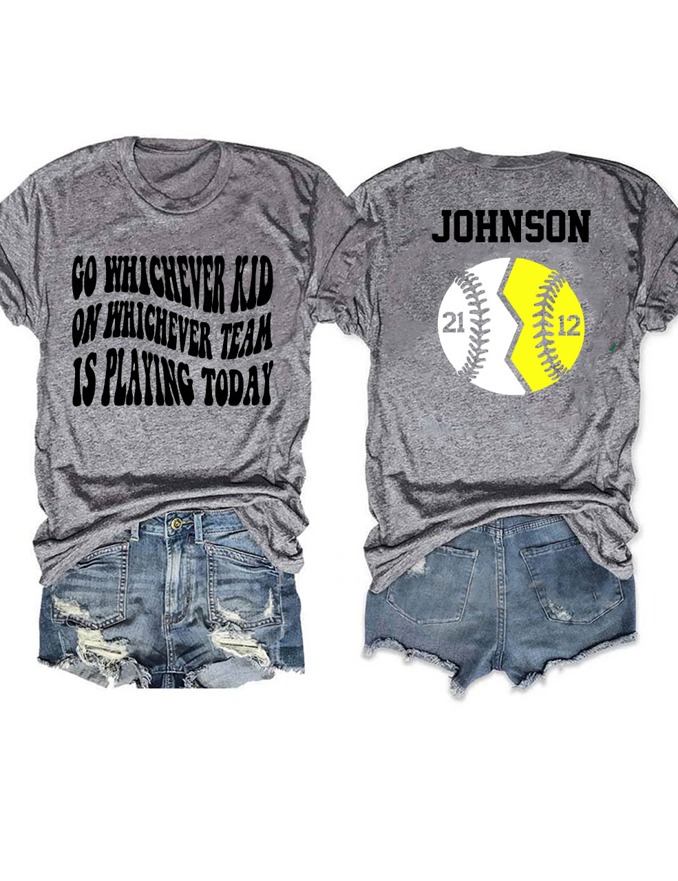 Custom Baseball And Softball T-Shirt