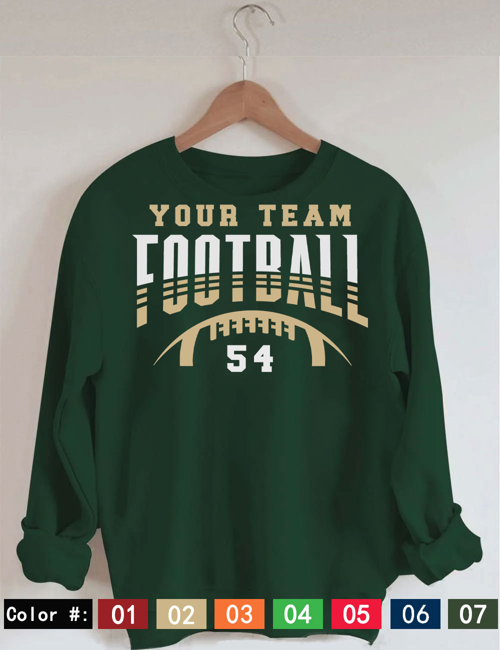 Football Custom Sweatshirt