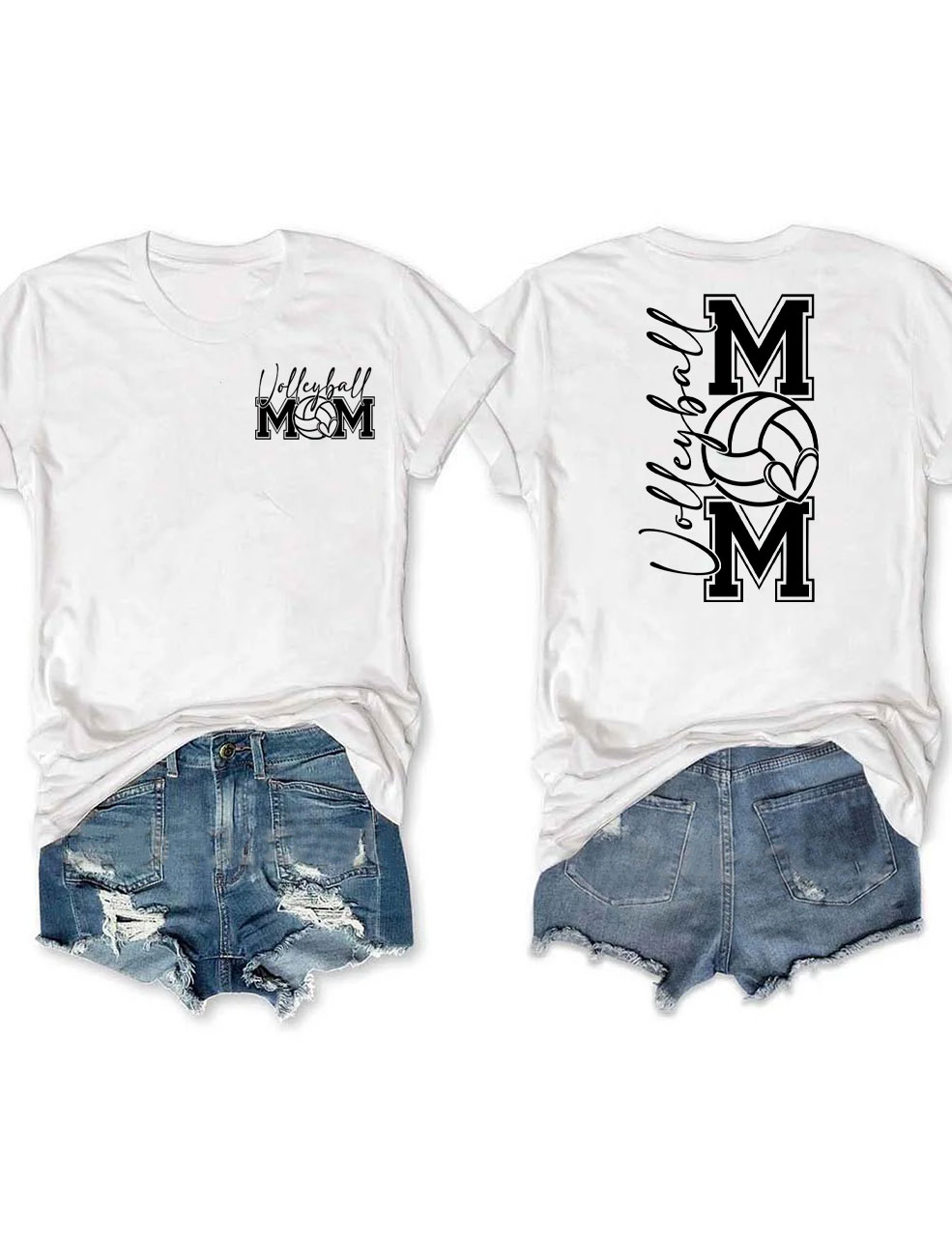 Funny Volleyball Mom T-shirt