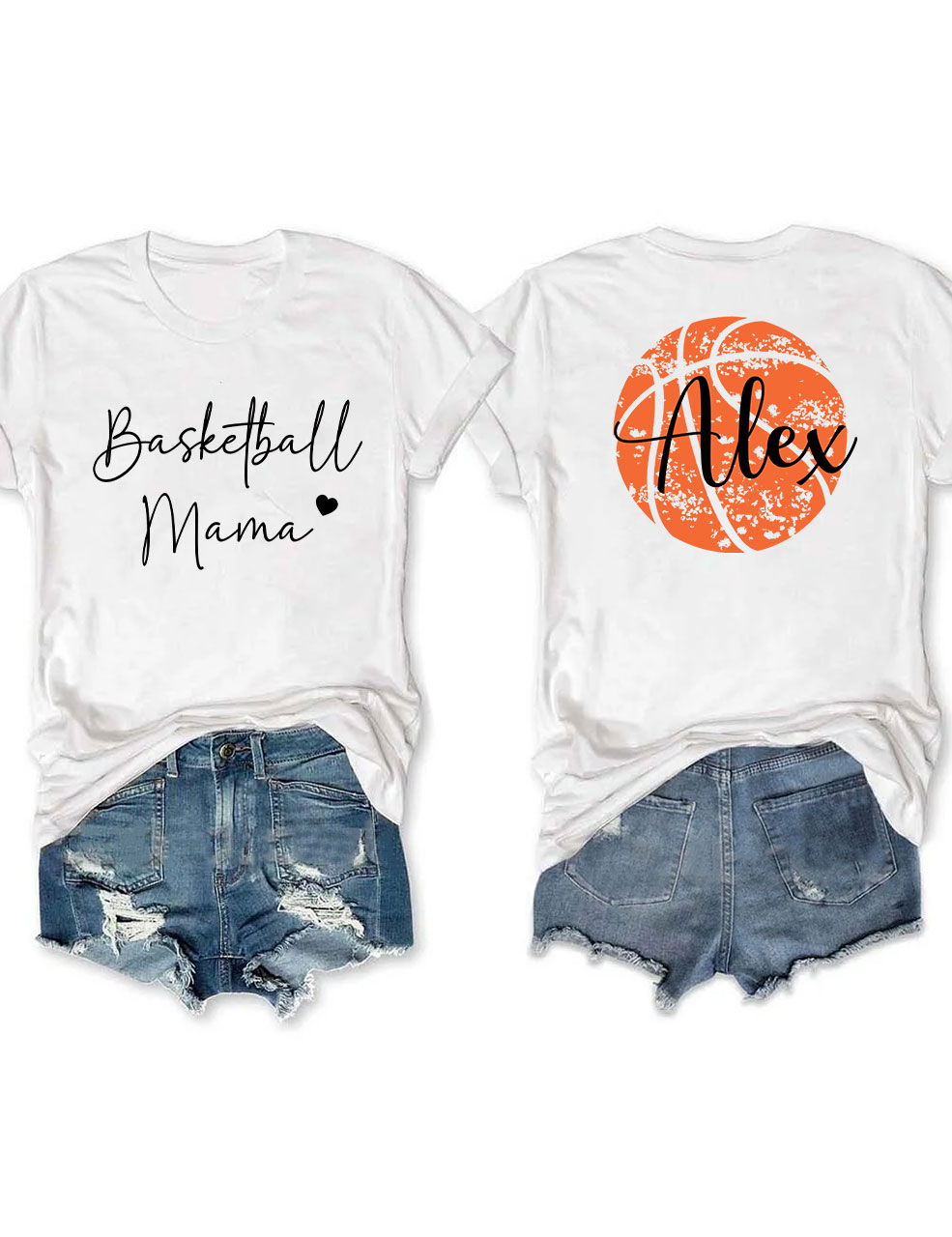 Custom Basketball Mom T-shirt
