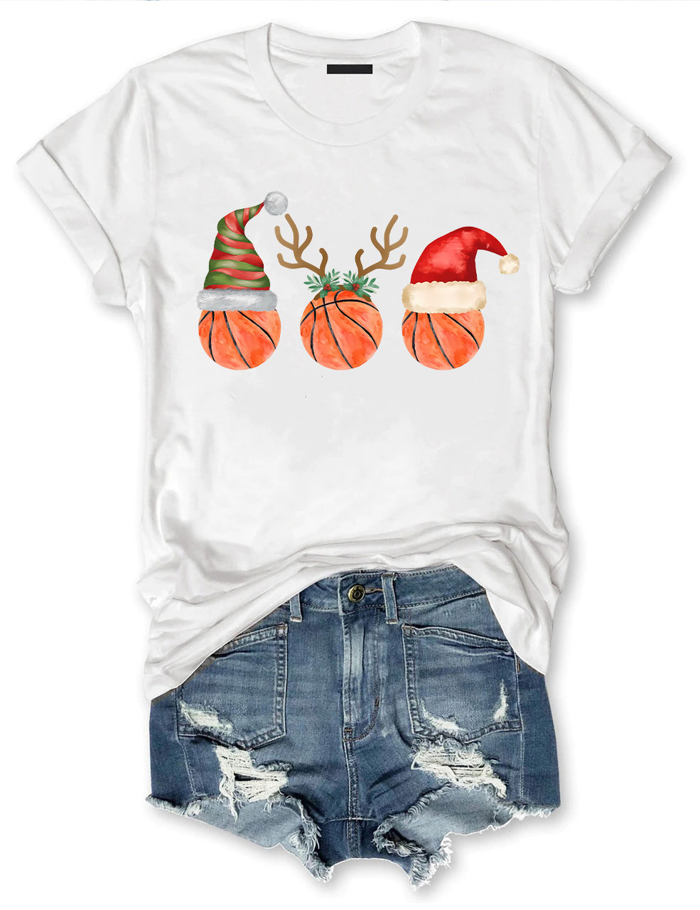 Christmas Basketball T-shirt