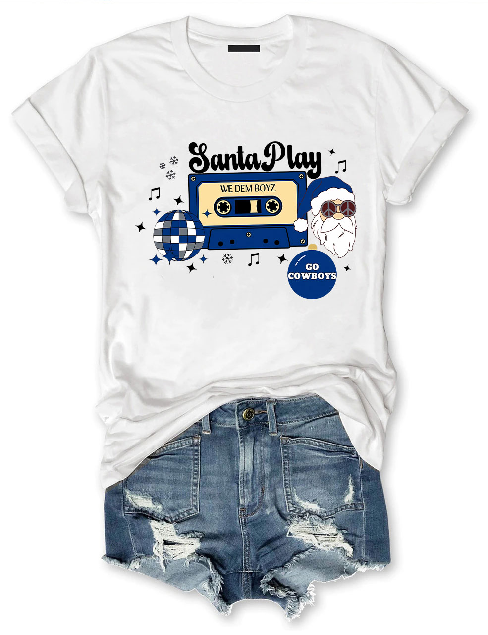 Dallas Cowboys Christmas Football T-Shirt