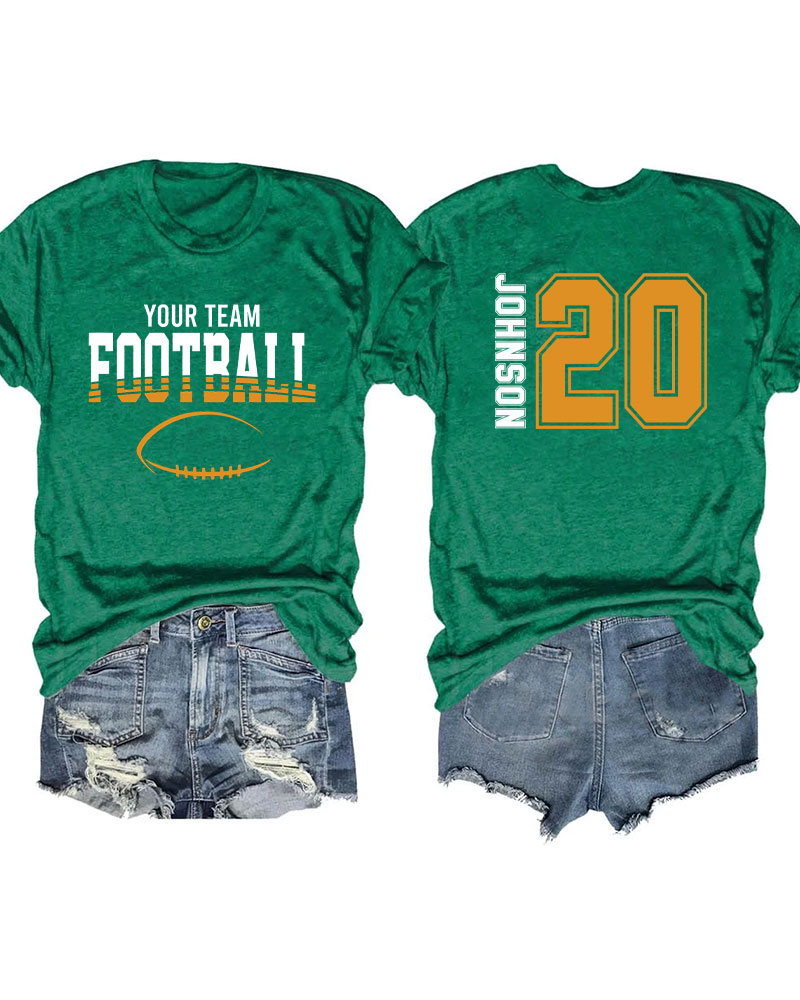 Custom Football T-shirt