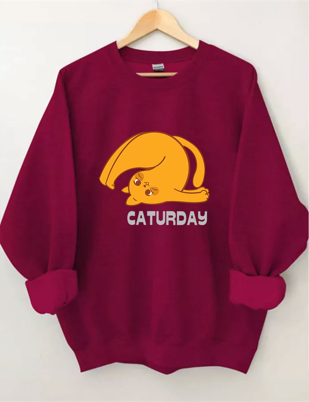 Sport Caturday Funny Cat Sweatshirt