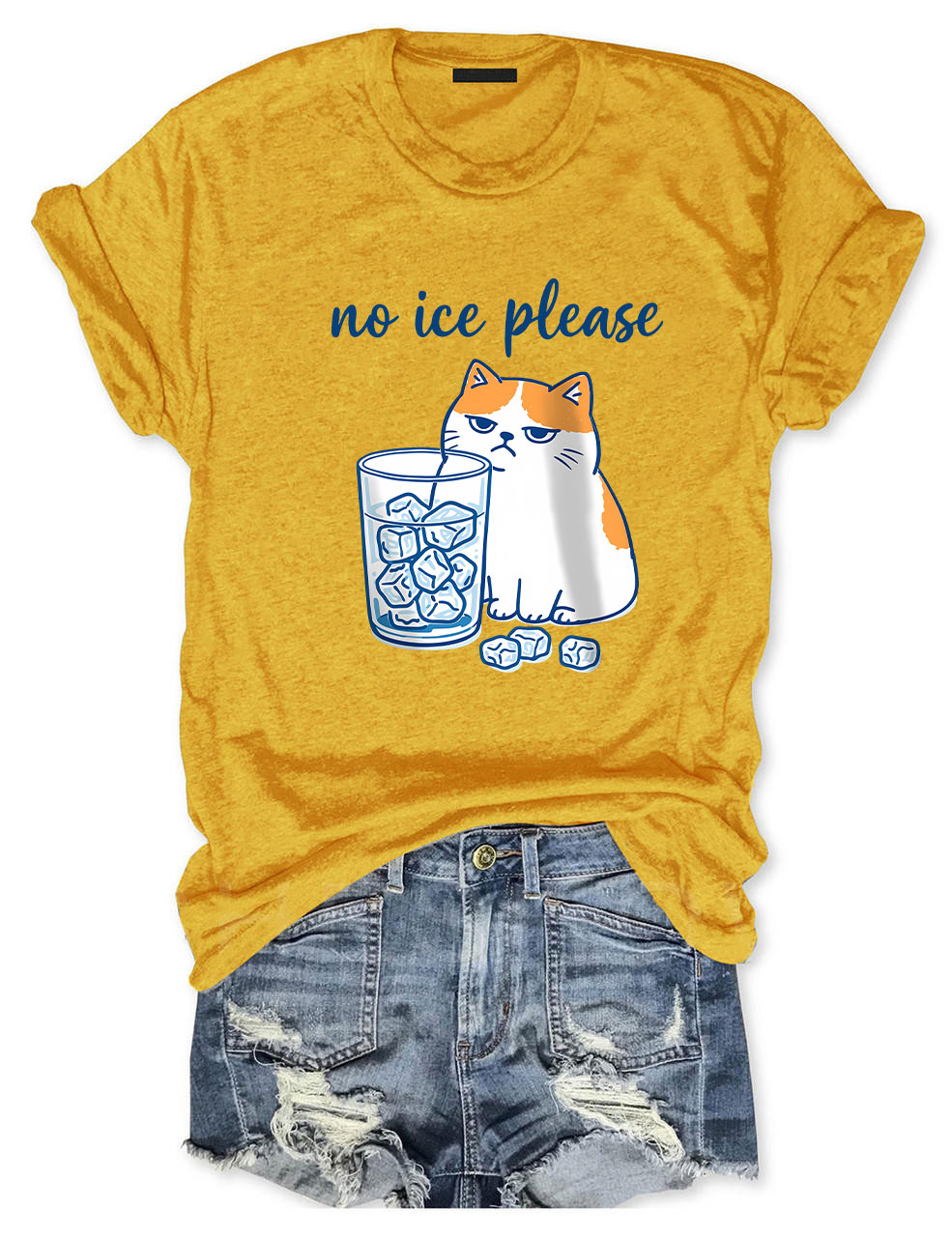 No ICE Please Cat Funny T-Shirt