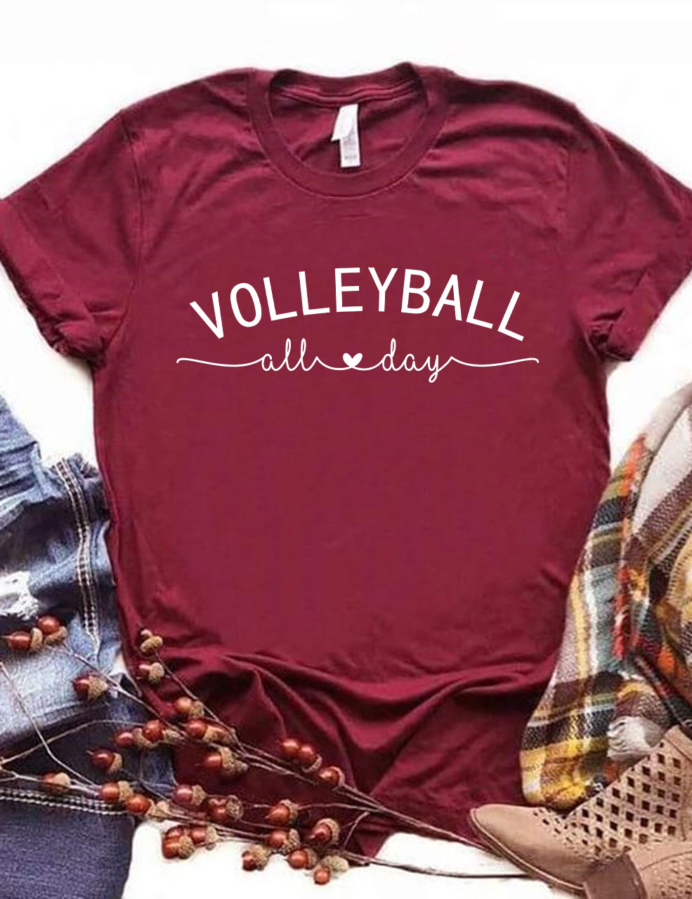 Volleyball All Day Custom T-shirt