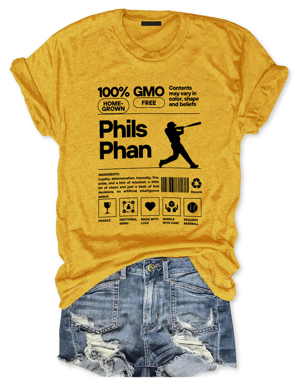 Phillies Phan Baseball T-Shirt