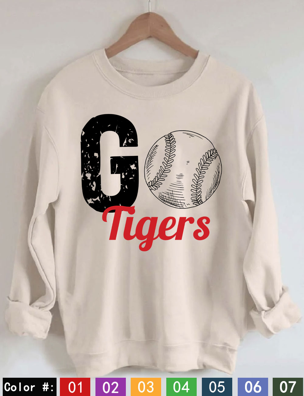 GO Baseball Team Custom Sweatshirt
