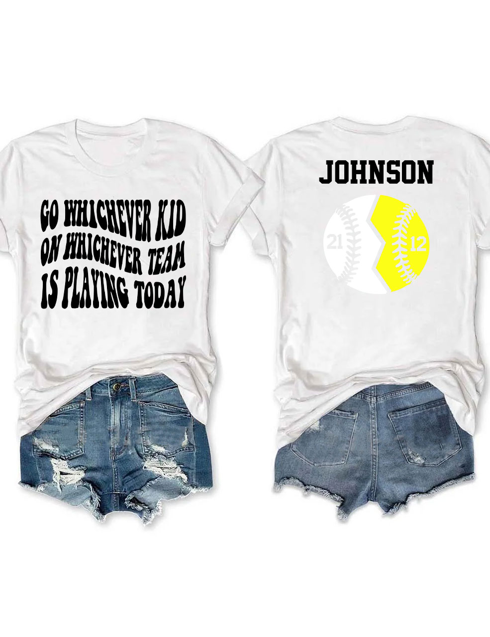 Custom Baseball And Softball T-Shirt