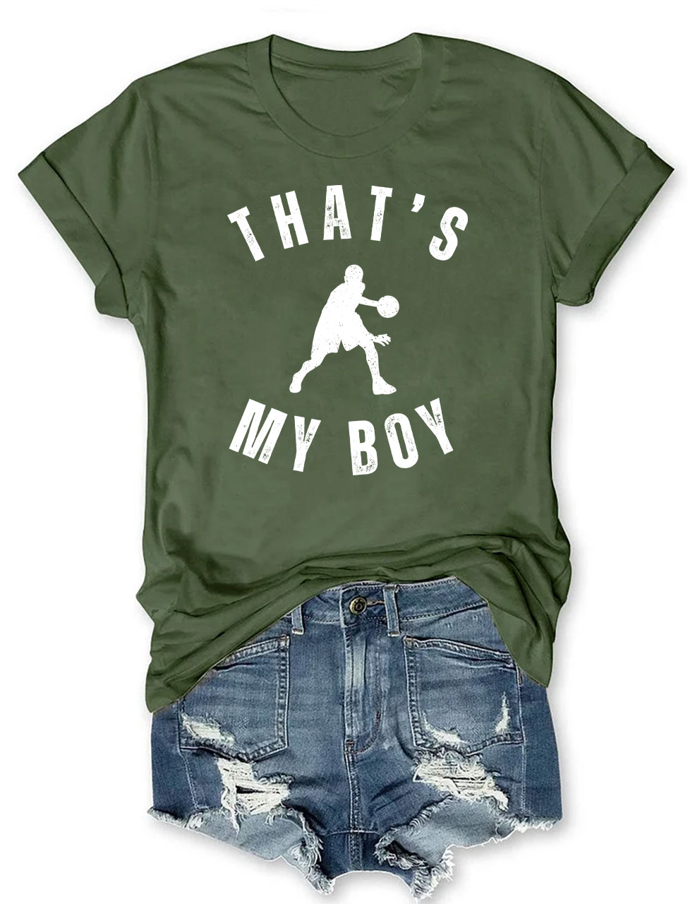 Custom That's My Boy Basketball Mom T-shirt