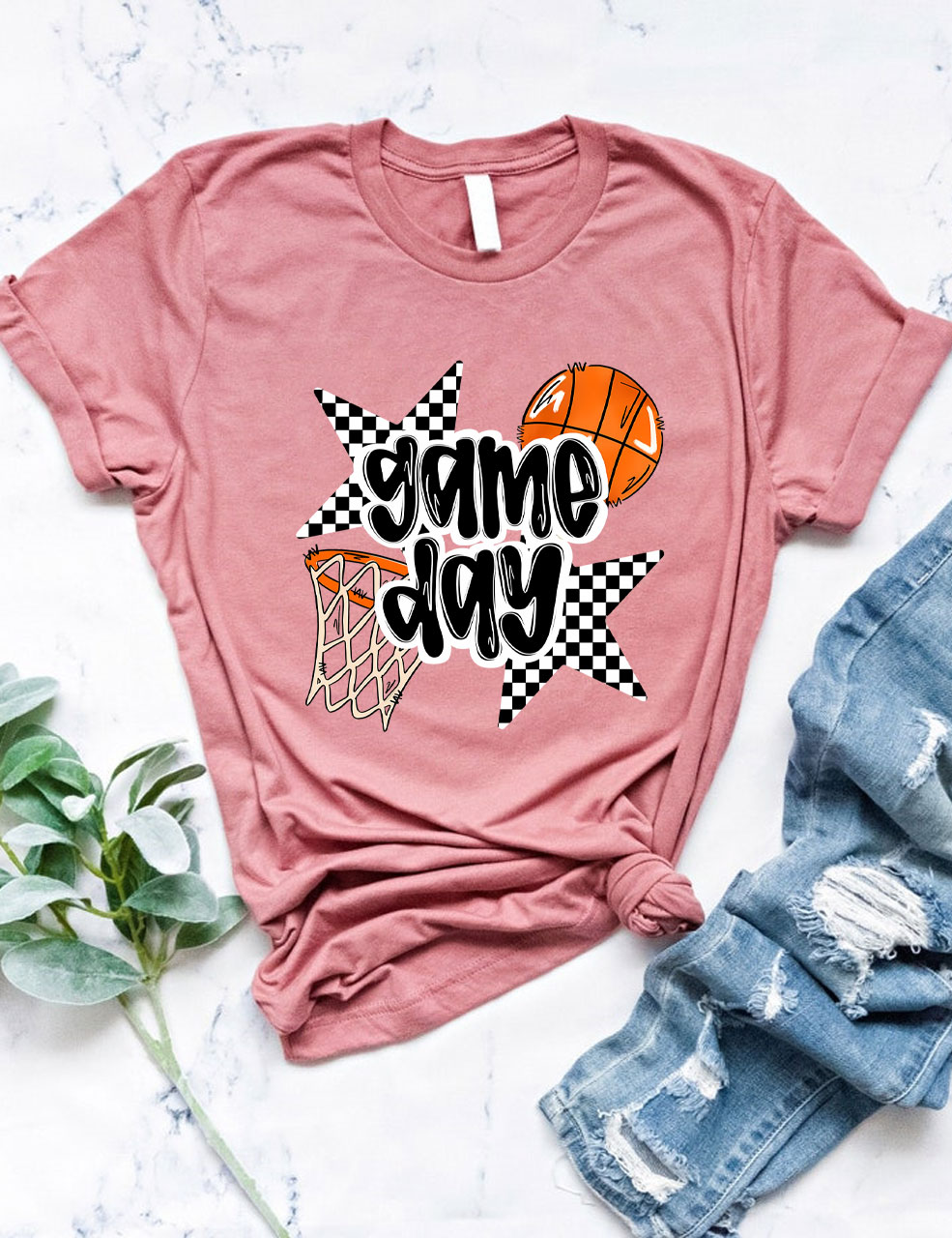 Custom Basketball Game Day T-shirt