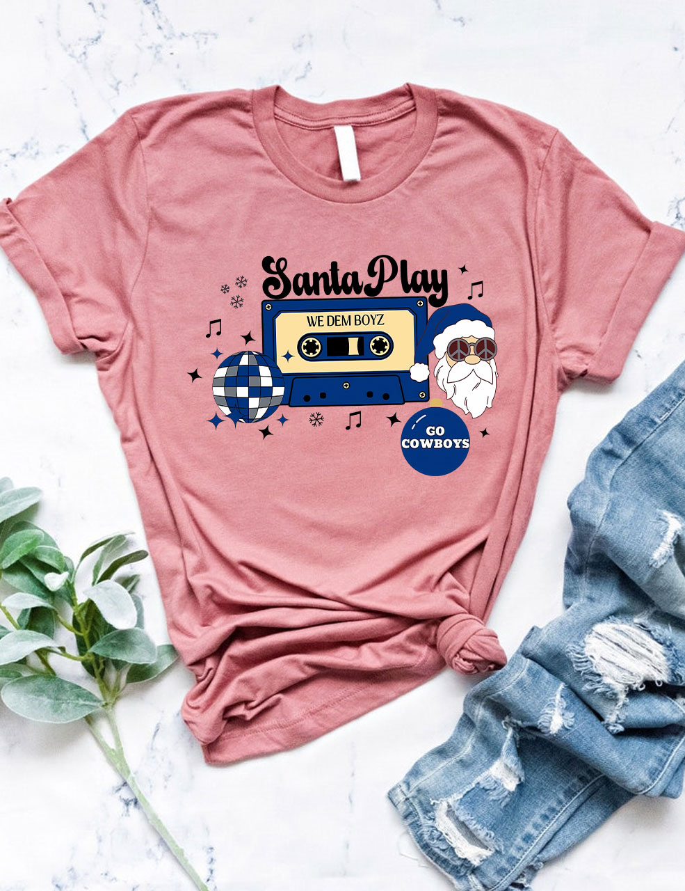 Dallas Cowboys Christmas Football T-Shirt