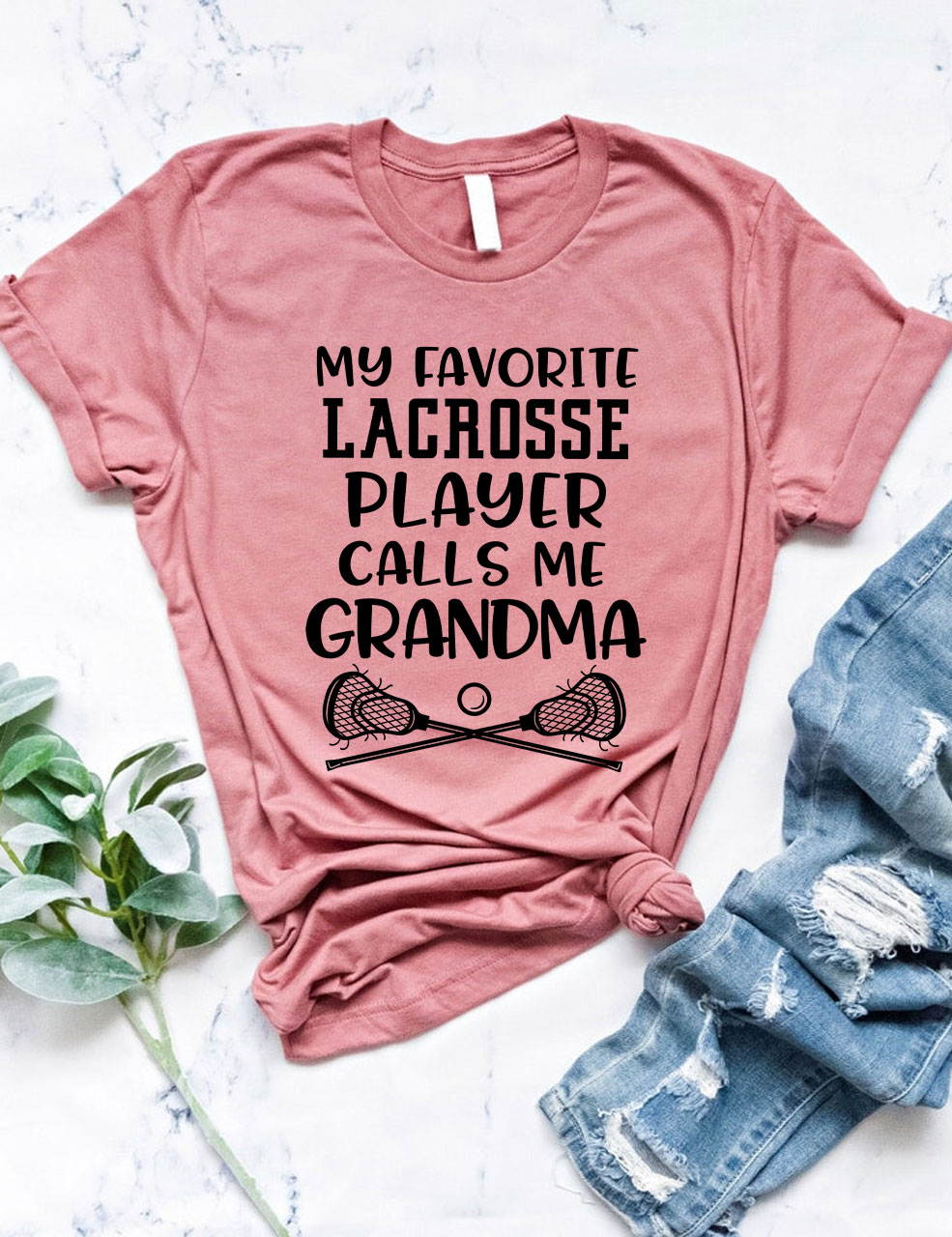 My Favorite Lacrosse Player Calls Me Grandma Grandsons T-shirt