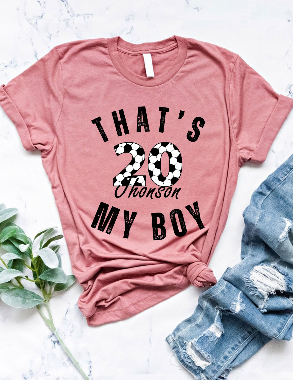 Custom That's My Boy Football T-shirt