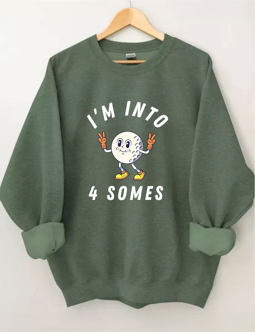 I'm Into 4 Somes Funny Golf Sweatshirt