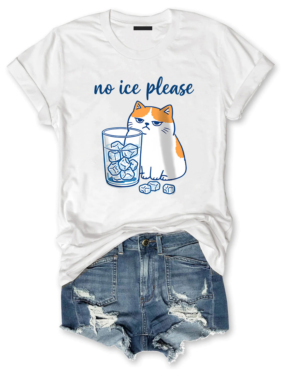 No ICE Please Cat Funny T-Shirt
