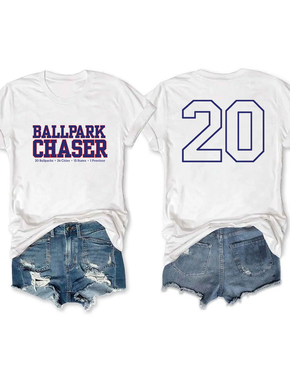 Custom Vibrant Wander Ballpark Baseball T-Shirt