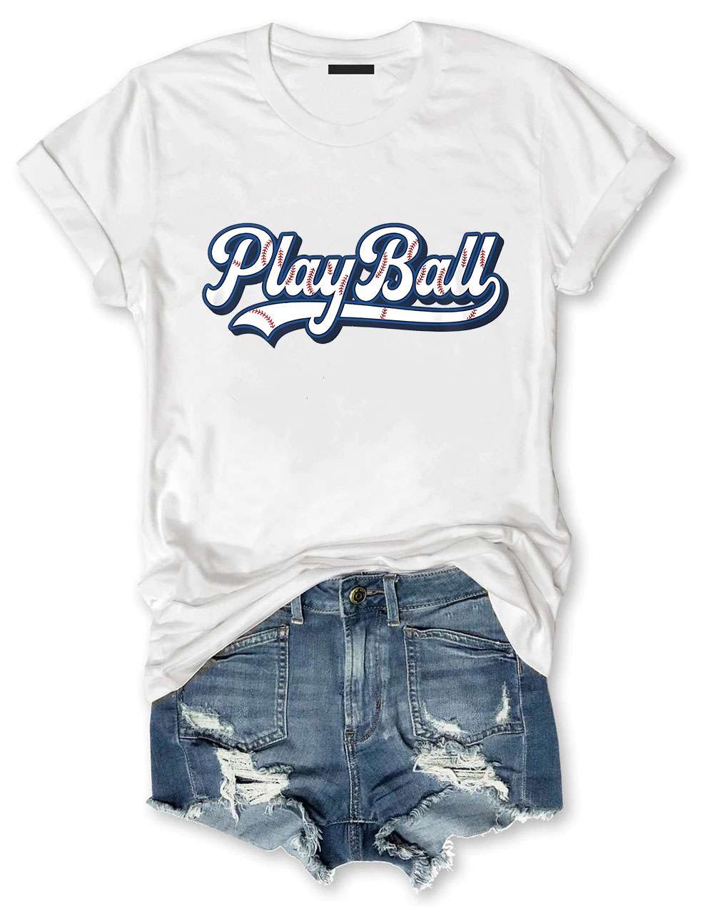 Play Ball Baseball Mom T-Shirt